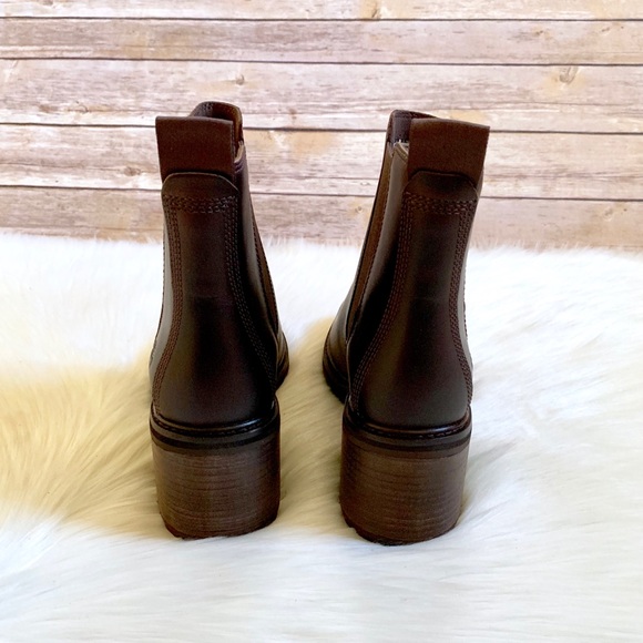 Timberland Dark Brown Sienna High Chelsea Boots - Picture 6 of 7